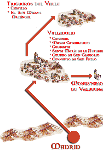 Mapa del Viaje Guiado 