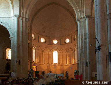 Interior de la iglesia del Monasterio de Irache