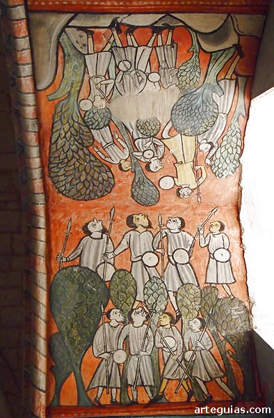 Pinturas del siglo XIII. Monasterio de Valbuena