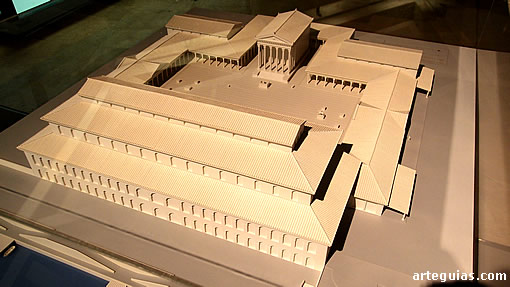 Maqueta del Foro de Caesaraugusta
