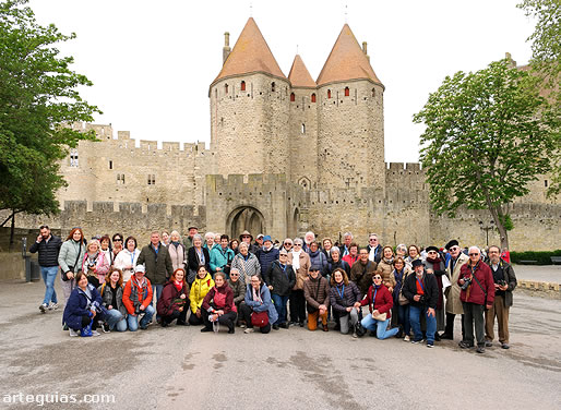 Foto de familia en Carcassonne