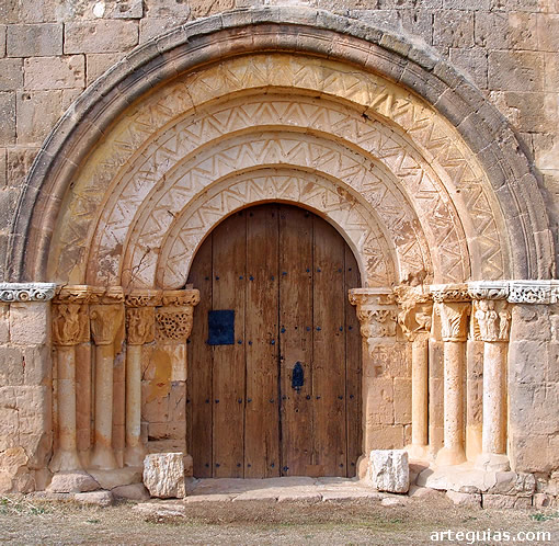 Puerta románica de la rmita de Padilla de Abajo