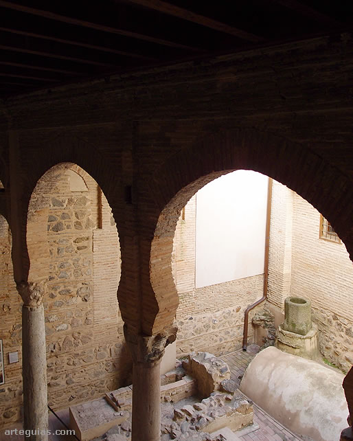 Parte del conjunto de la antigua Mezquita situada en la iglesia de El Salvador