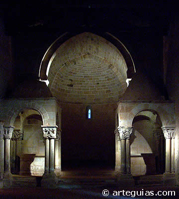 Interior de la iglesia de San Juan de Duero