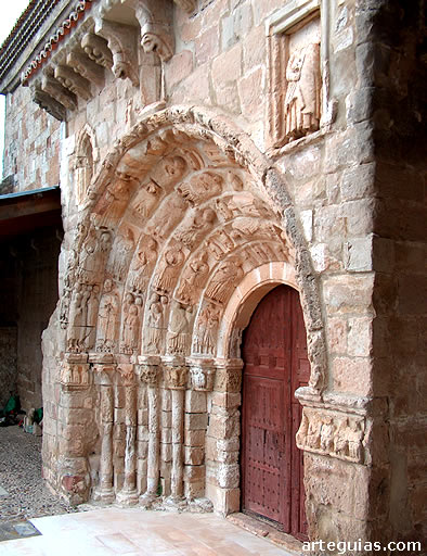Portada. Iglesia de Santa Mar&iacute;a de Atienza