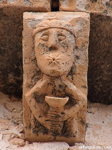 Personaje representado en la iglesia de Tejadilla