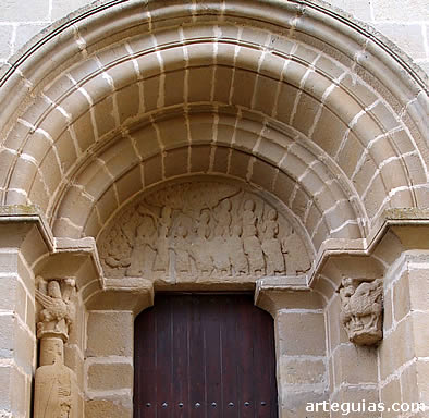 Iglesia de San Gil de Luna: puerta norte