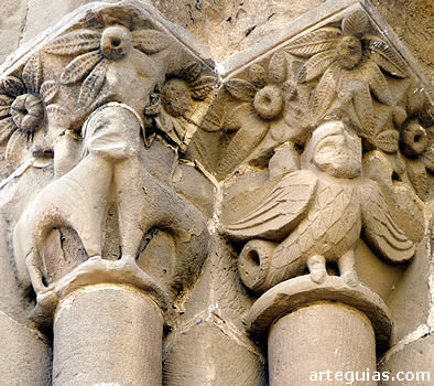 Capiteles rom&aacute;nicos. Treviana