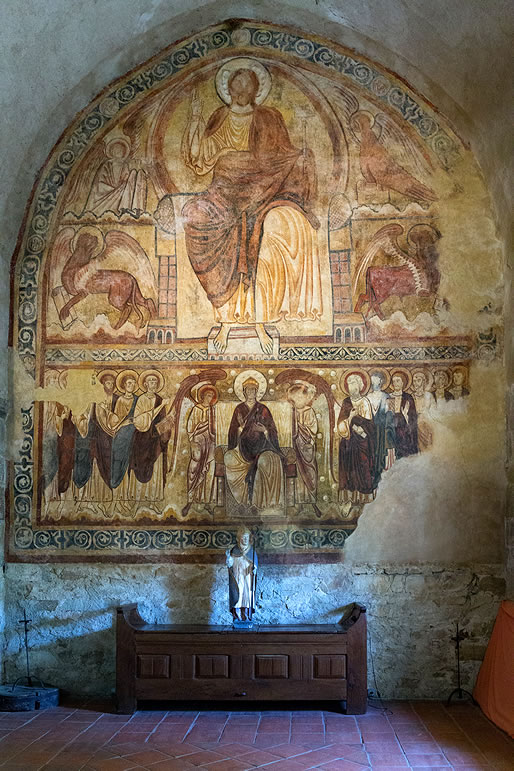 Pinturas rom&aacute;nicas de Lavaudieu