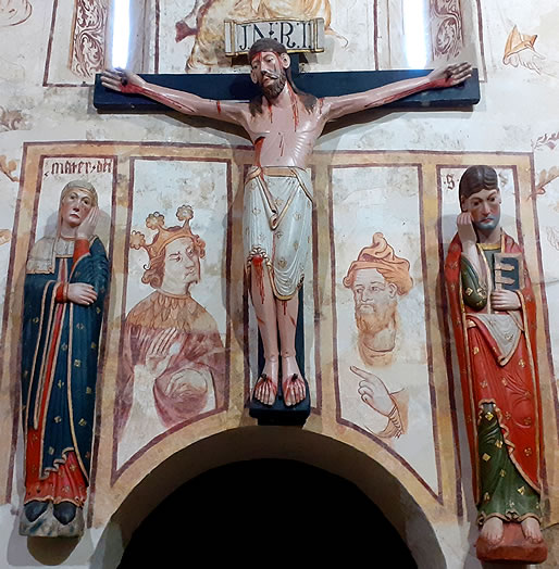 Calvario de la iglesia de San Antol&iacute;n de Toques