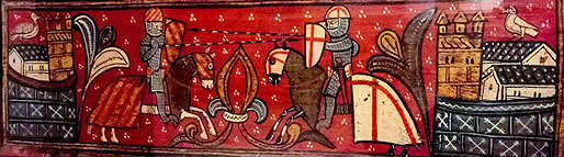 Detalle del Artesonado de la Almudaina  en el Museo de Mallorca