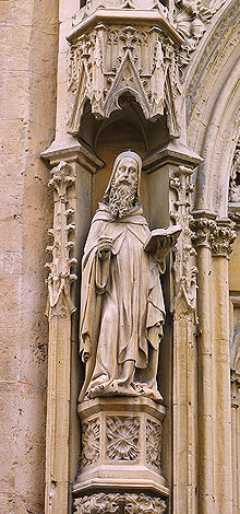 Estatua de la iglesia de San Miguel de Palma de Mallorca