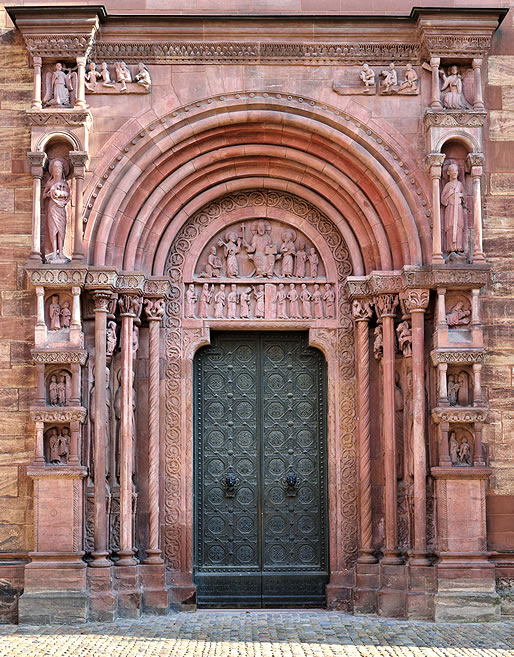 Puerta románica de la CAtedral de Basilea