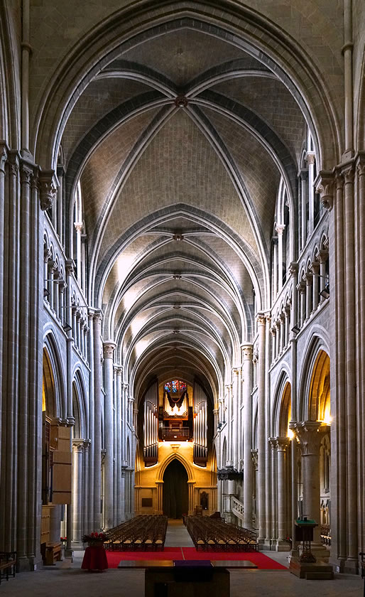 Interior de la Catedral de Lausana