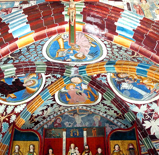 Iglesia de Sogn Gieri (Rhäzüns): bóveda de la Iglesia de Sogn Gieri (Rhäzüns)
