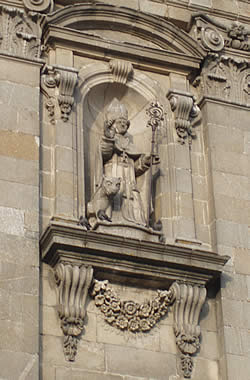 Imagen de San Froil&aacute;n , en la Catedral de  Lugo