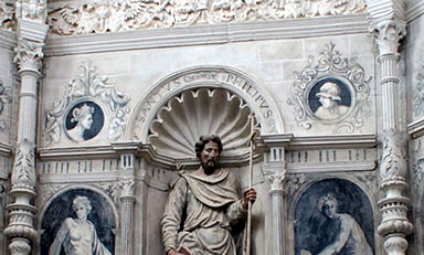 Detalle interior de la catedral